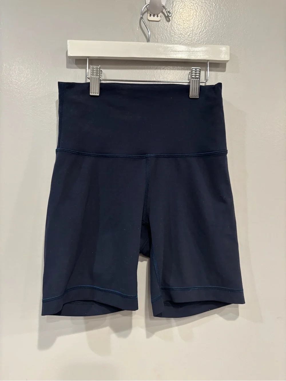 lululemon athletica Navy High-Rise Workout Shorts
